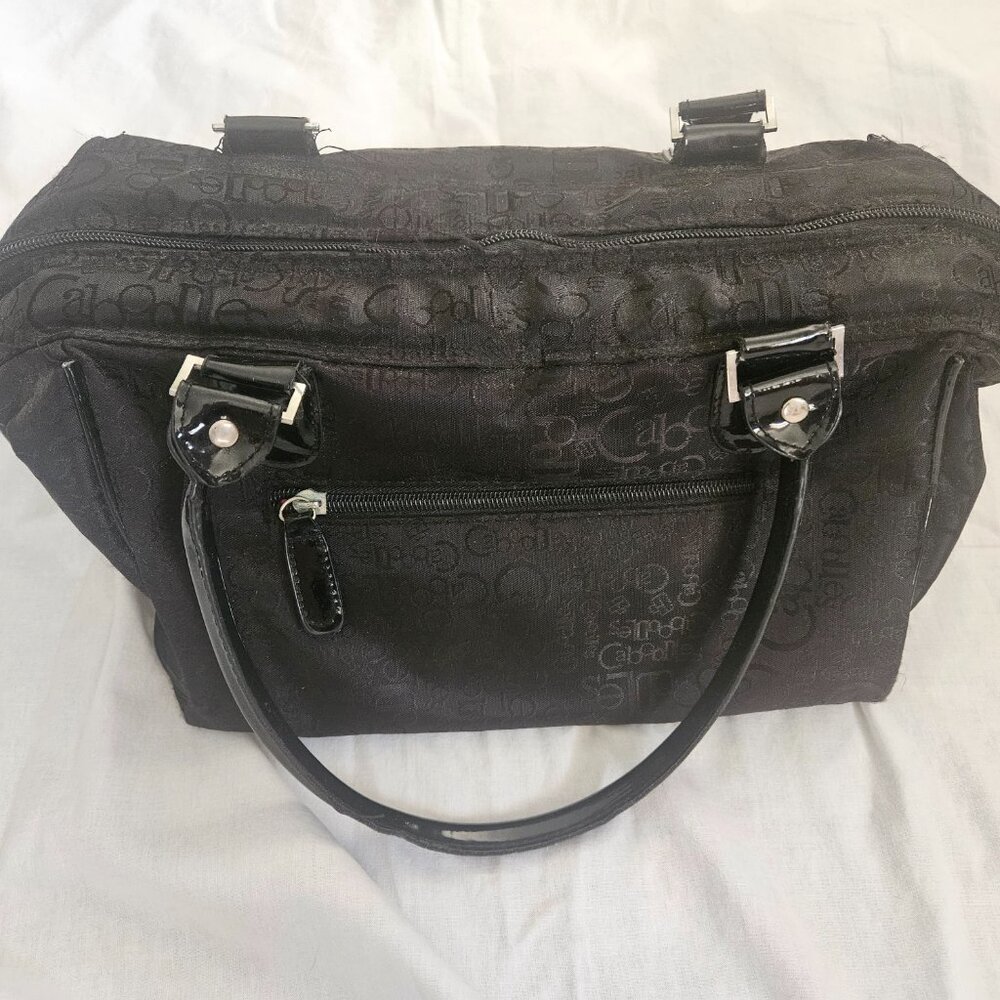 Caboodles Makeup Bag Cosmetics Travel Case Doctor Style Toiletries Black Purse